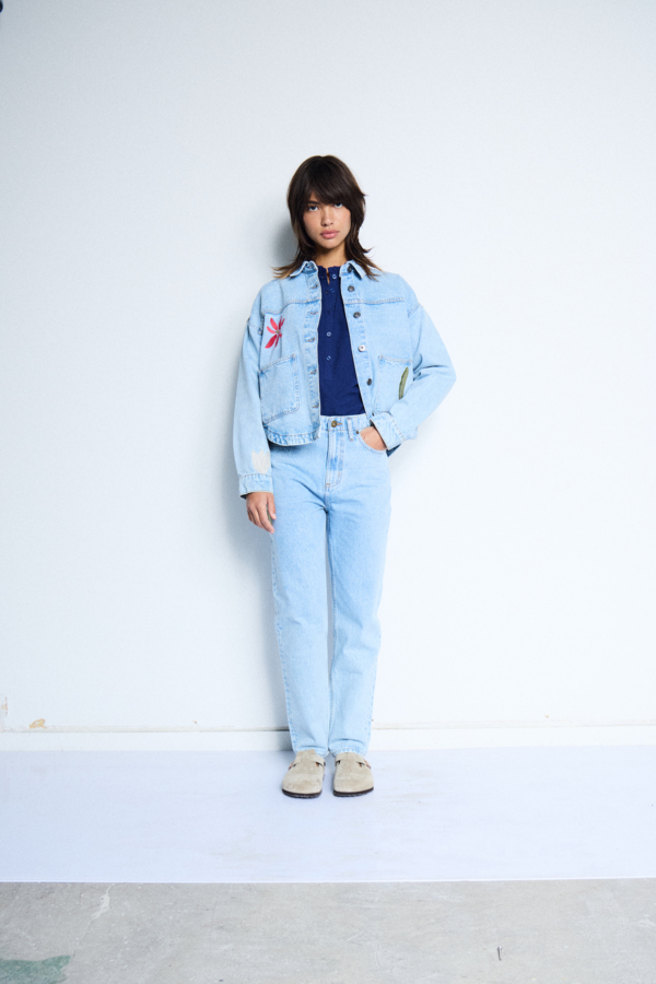 Veste en denim Bauve – ICHI Veste en denim Bauve – ICHI