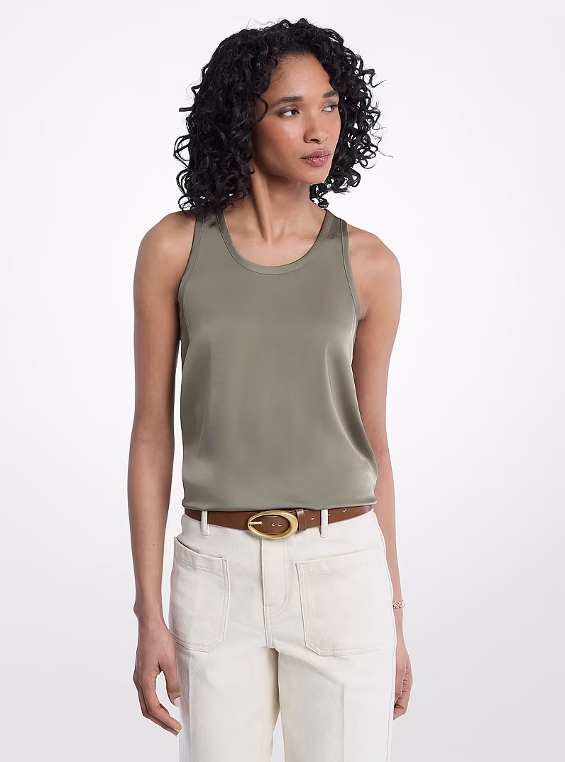 Débardeur en satin – MICHAEL KORS - MT640TXAYJ-305 - Michael Kors Débardeur en satin – MICHAEL KORS - MT640TXAYJ-305 - Michael Kors