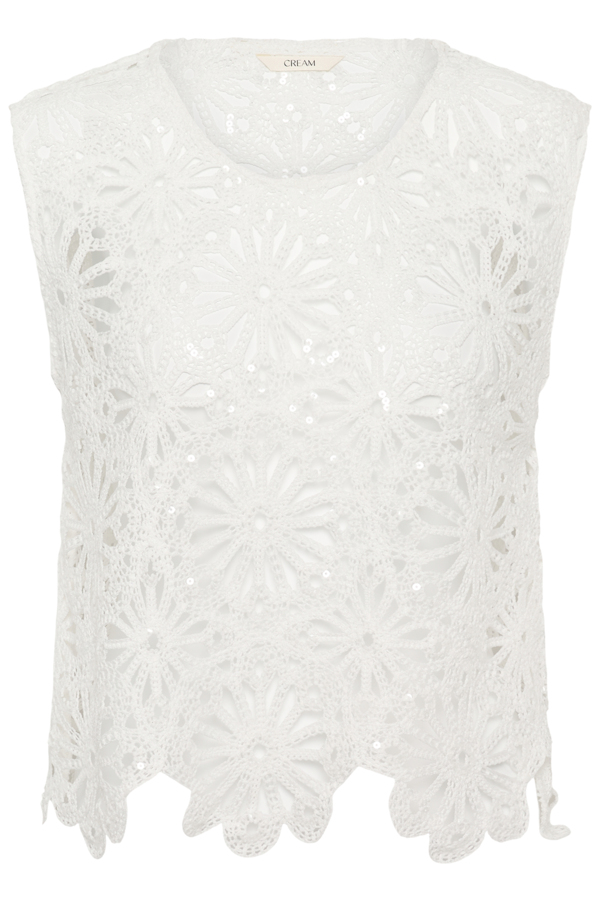 Pull sans manches Merinda – CREAM Pull sans manches Merinda – CREAM