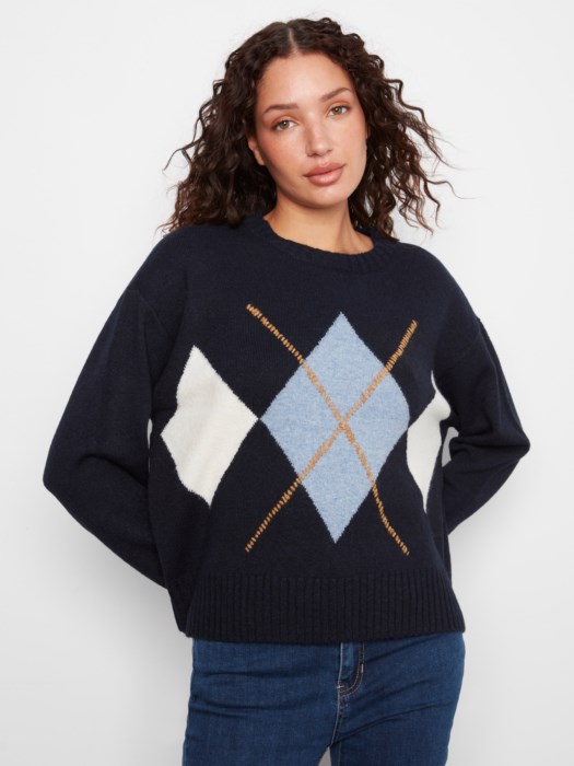 Chandail Jacquard Cozy – CHARLIE B - C2048 - Charlie B Chandail Jacquard Cozy – CHARLIE B - C2048 - Charlie B