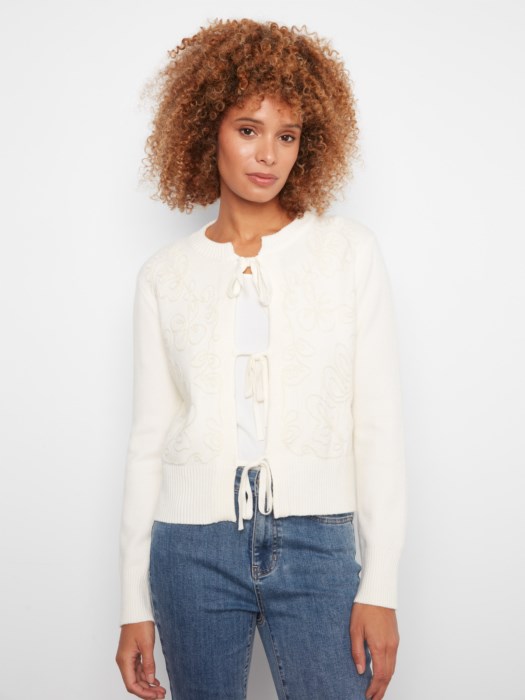 Cardigan jacquard - CHARLIE B Cardigan jacquard - CHARLIE B