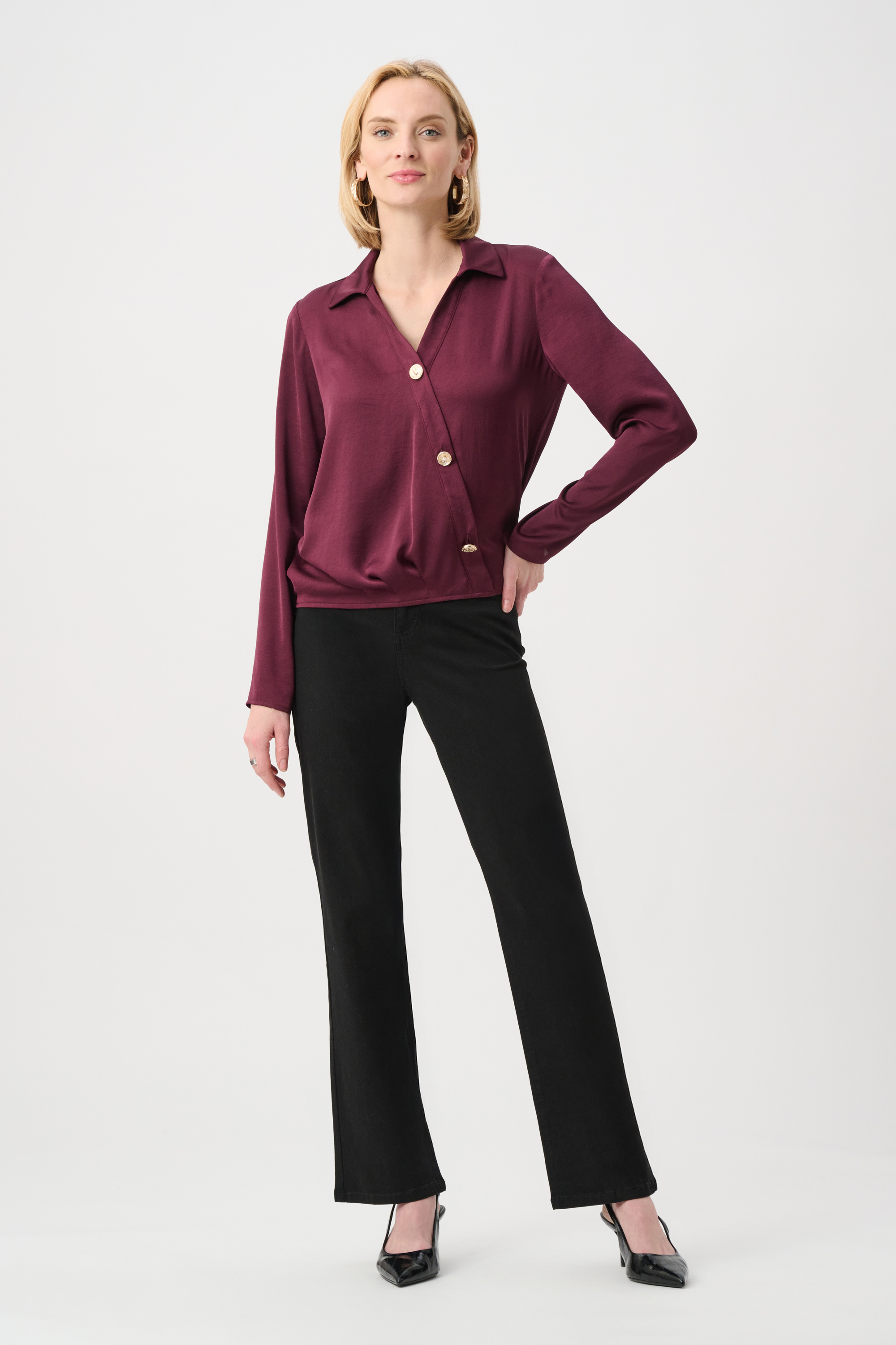 Blouse col en V – JOSEPH RIBKOFF Blouse col en V – JOSEPH RIBKOFF