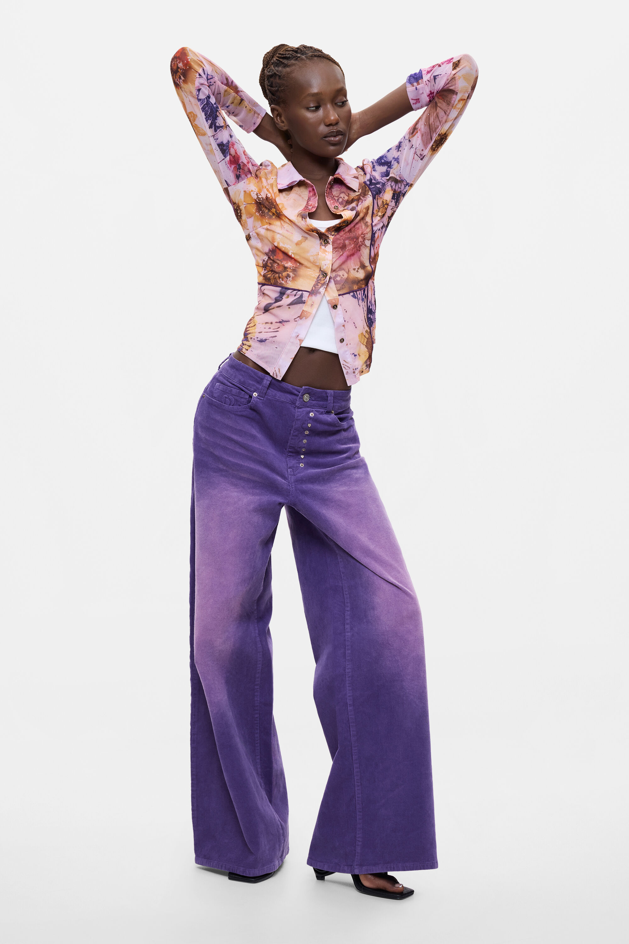 Chemisier imprimée – DESIGUAL Chemisier imprimée – DESIGUAL