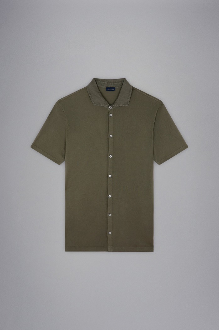 Chemise en coton piqué - PAUL & SHARK Chemise en coton piqué - PAUL & SHARK