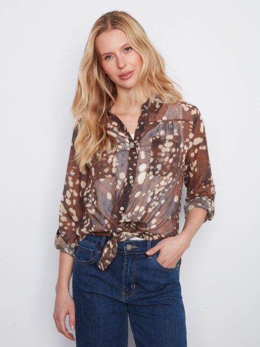 Chemise imprimée - CHARLIE B - C4308 - Charlie B Chemise imprimée - CHARLIE B - C4308 - Charlie B