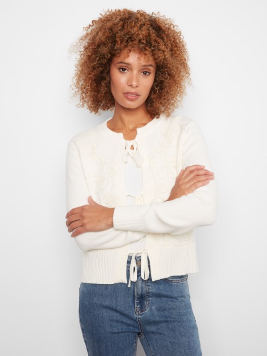 Cardigan jacquard - CHARLIE B Cardigan jacquard - CHARLIE B