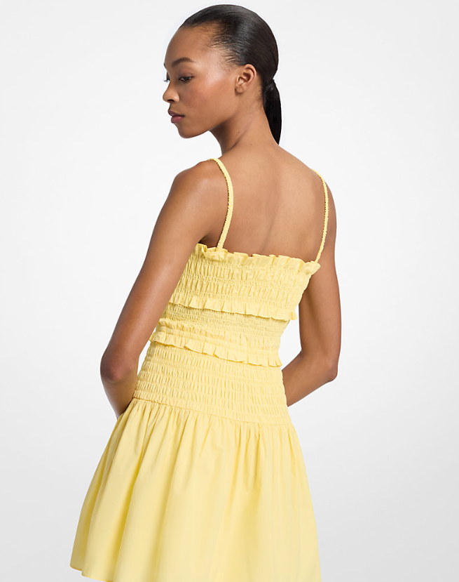 Robe camisole en popeline de coton – MICHAEL KORS Robe camisole en popeline de coton – MICHAEL KORS