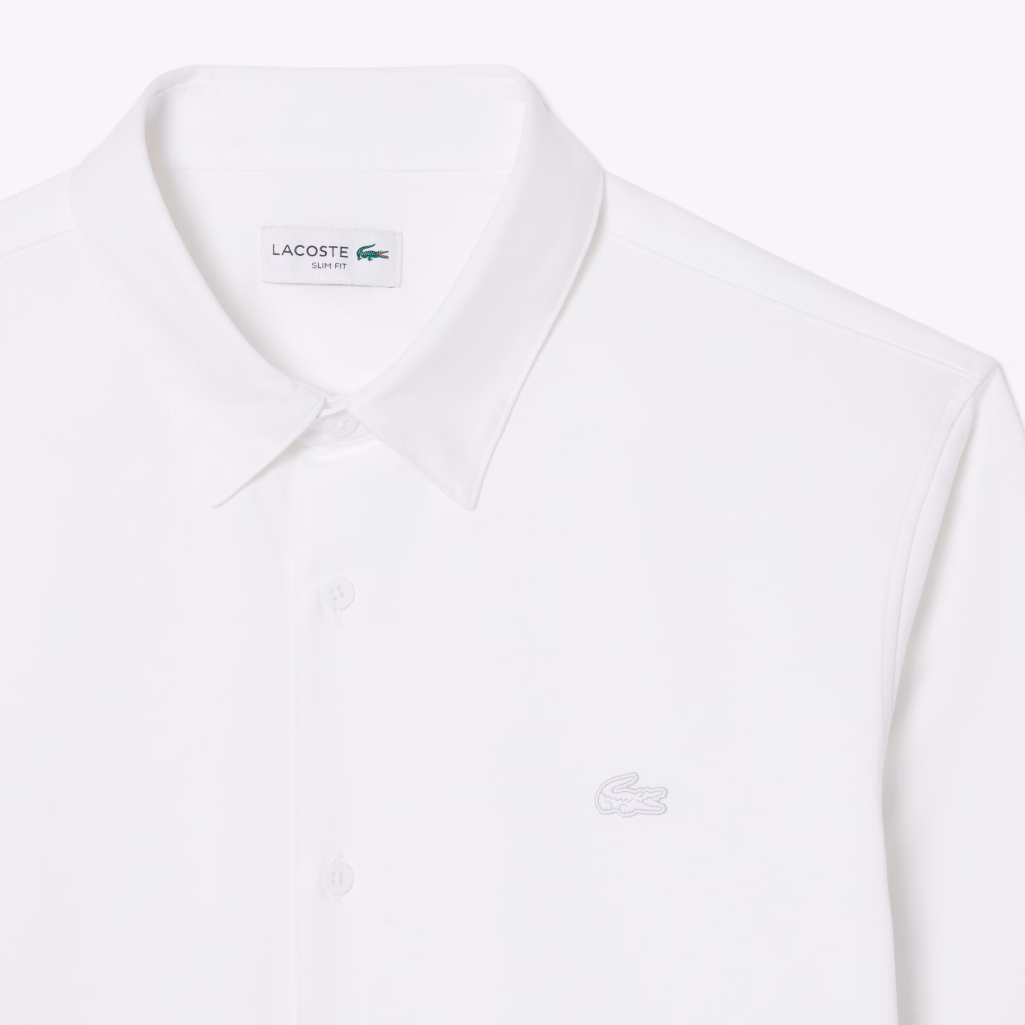 Chemise Moderne Coupe Ajustée – LACOSTE Chemise Moderne Coupe Ajustée – LACOSTE