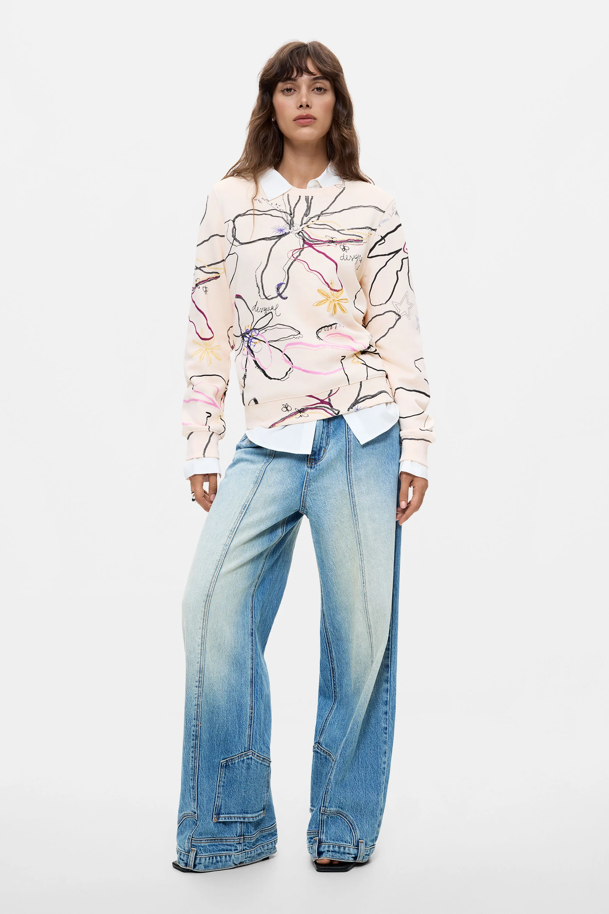 Chandail imprimé floral – DESIGUAL Chandail imprimé floral – DESIGUAL