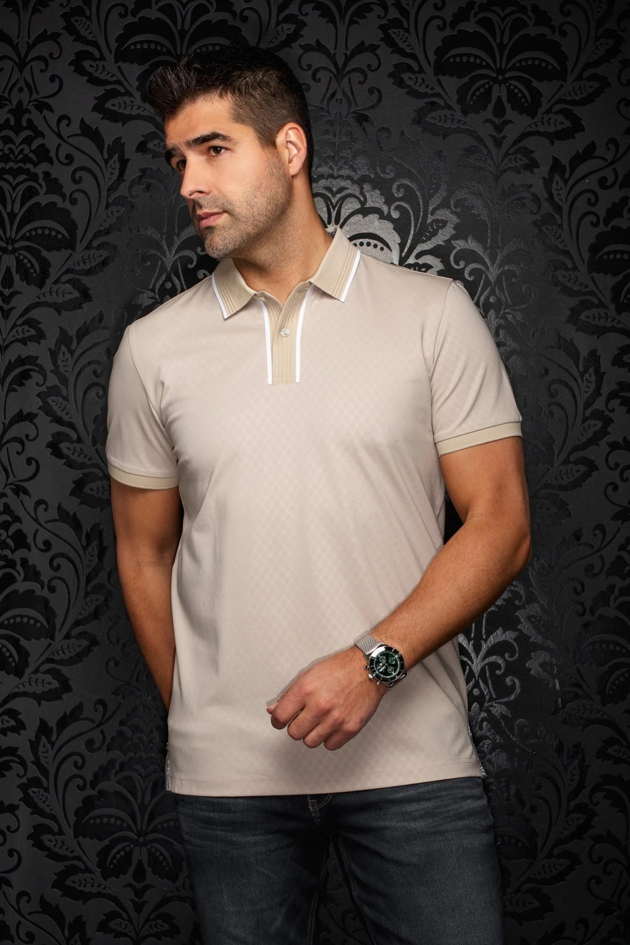 Polo Kaan coupe moderne – AU NOIR - KAAN - AU NOIR Polo Kaan coupe moderne – AU NOIR - KAAN - AU NOIR