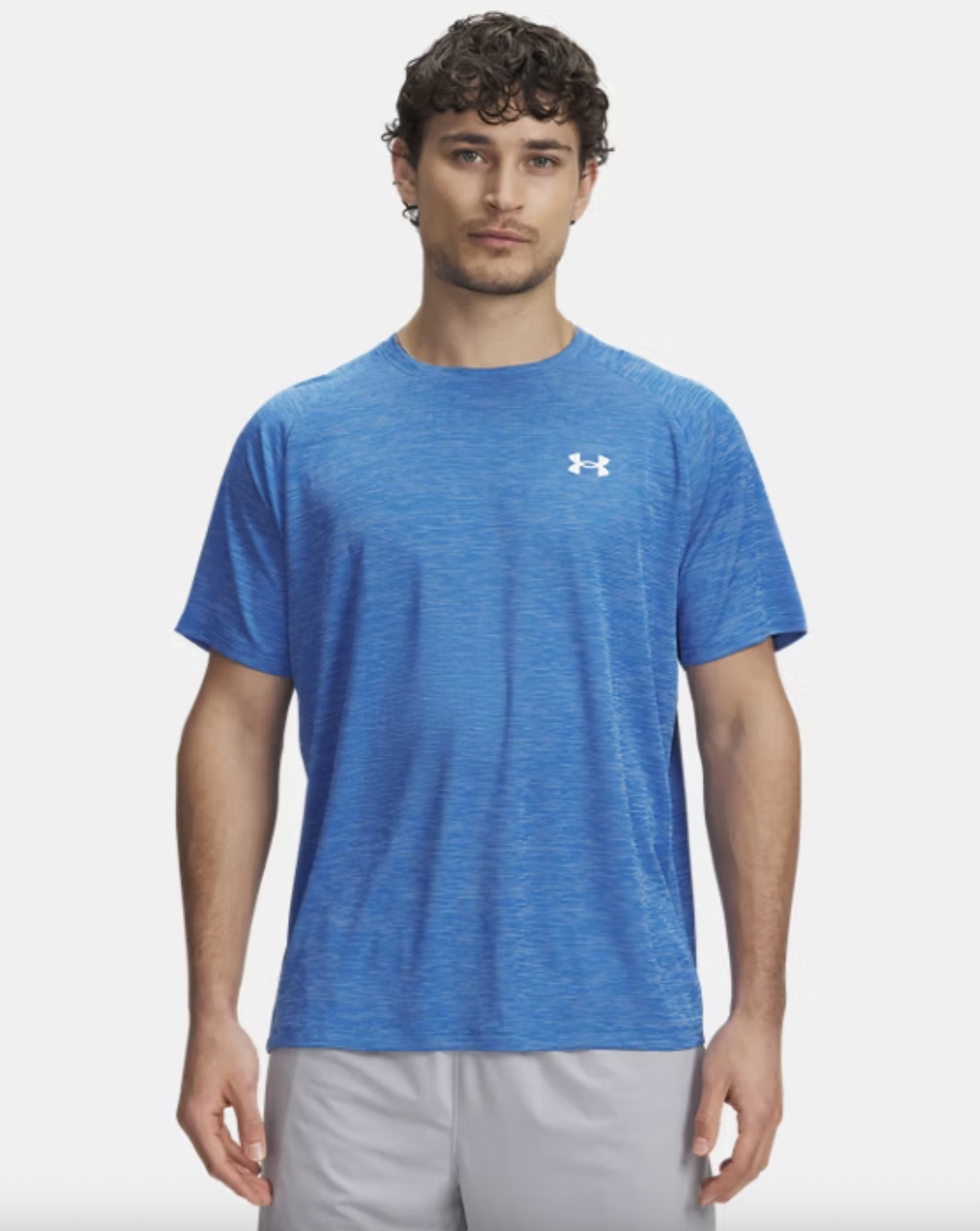 T-shirt texturé tech - UNDER ARMOUR - 1382796-402 - Under Armour T-shirt texturé tech - UNDER ARMOUR - 1382796-402 - Under Armour