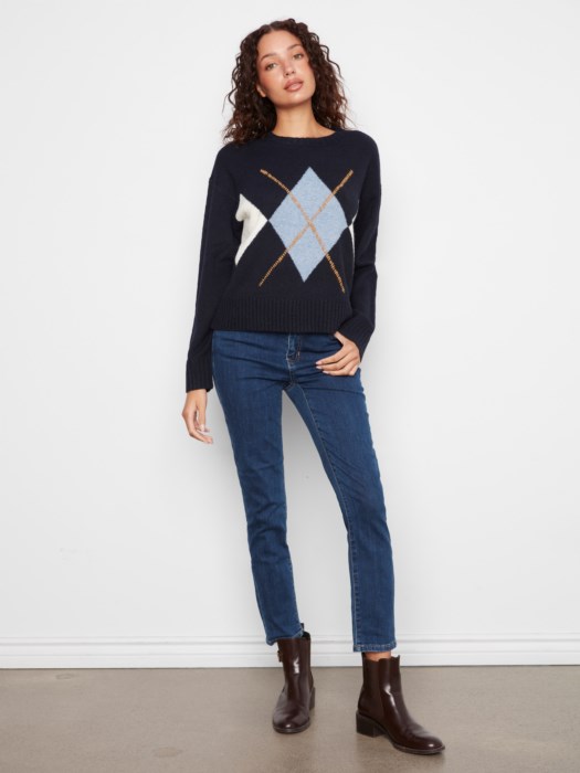 Chandail Jacquard Cozy – CHARLIE B Chandail Jacquard Cozy – CHARLIE B