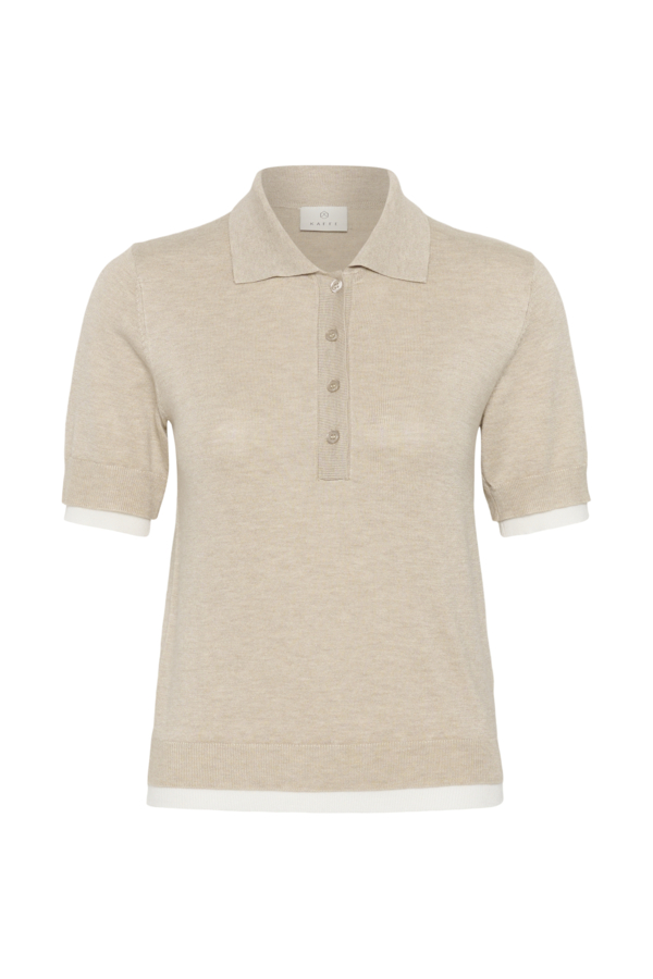 Polo Contrasté Lizza – KAFFE Polo Contrasté Lizza – KAFFE