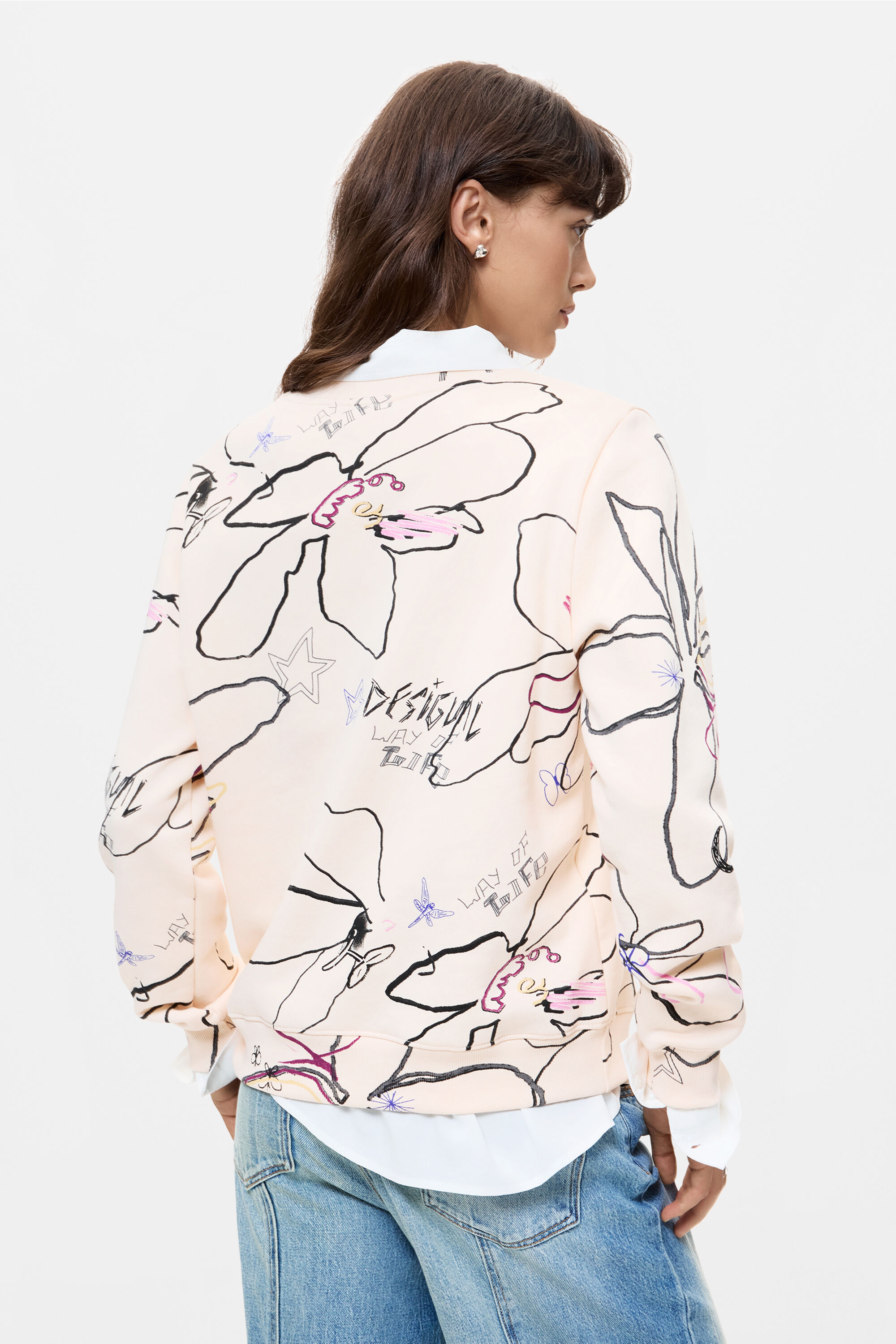 Chandail imprimé floral – DESIGUAL Chandail imprimé floral – DESIGUAL