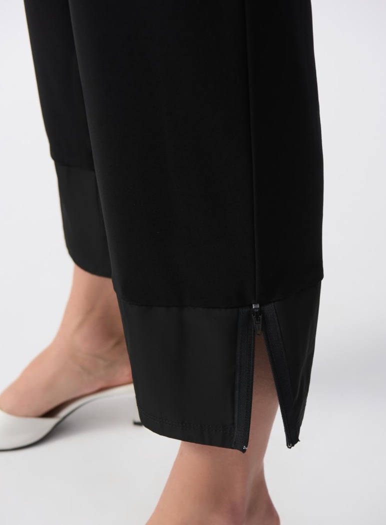 Pantalon coupe droite en tricot soyeux et à mémoire - JOSEPH RIBKOFF Pantalon coupe droite en tricot soyeux et à mémoire - JOSEPH RIBKOFF