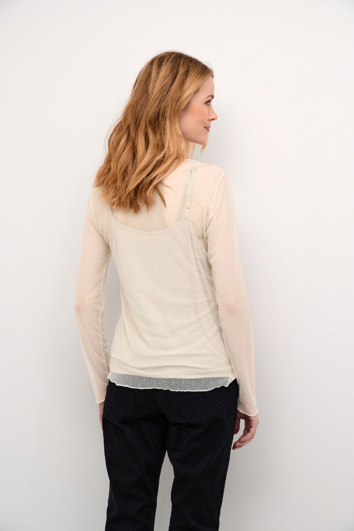 Chandail en mèche Larnis - CREAM Chandail en mèche Larnis - CREAM