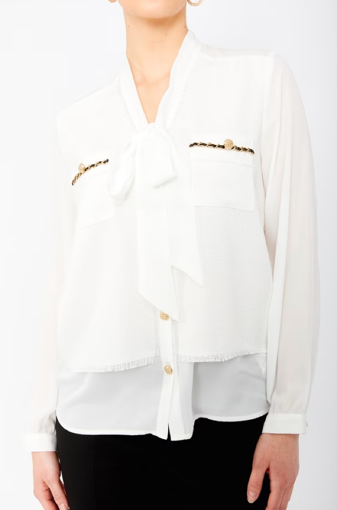 Blouse élégantes à manches longues - FRANK LYMAN Blouse élégantes à manches longues - FRANK LYMAN