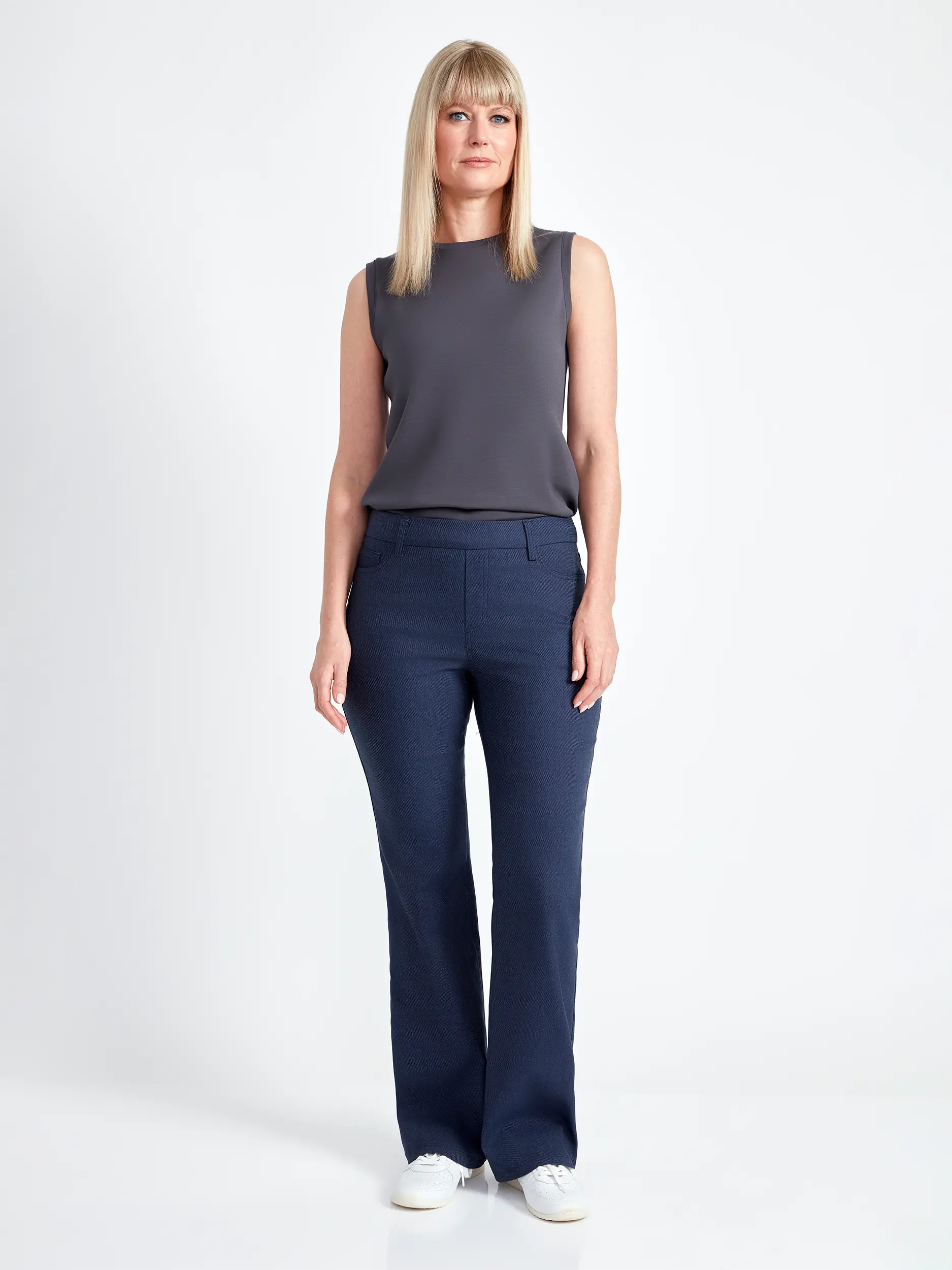 Pantalon bootcut effet denim – UP Pantalon bootcut effet denim – UP