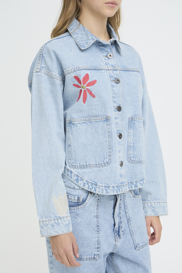 Veste en denim Bauve – ICHI Veste en denim Bauve – ICHI