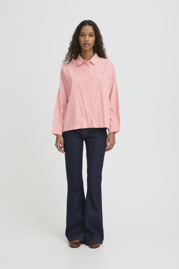 Chemise Giley rayures modernes – ICHI Chemise Giley rayures modernes – ICHI
