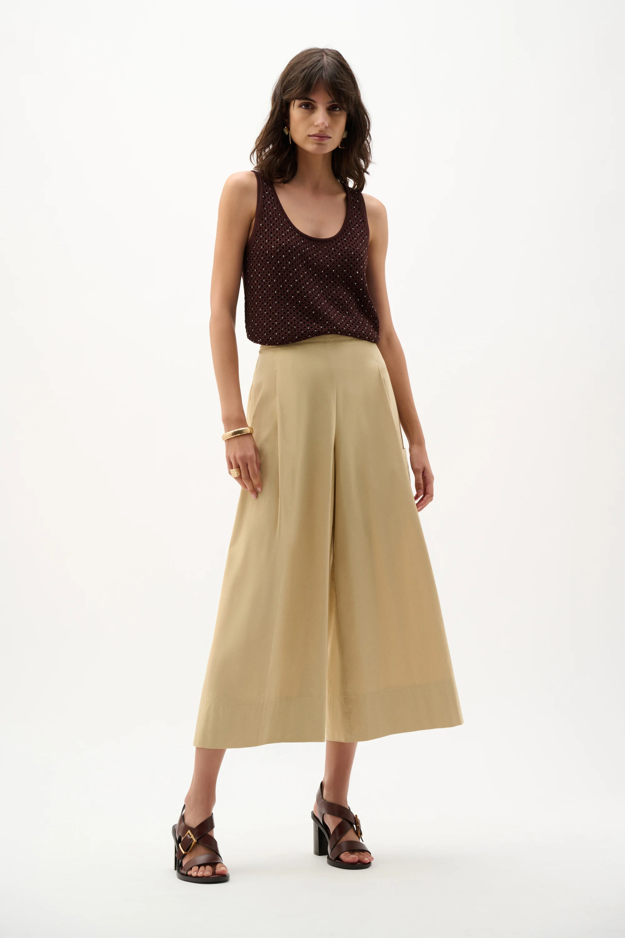 Pantalon-culotte extensible en popeline – JOSEPH RIBKOFF - 262083 - Joseph Ribkoff Pantalon-culotte extensible en popeline – JOSEPH RIBKOFF - 262083 - Joseph Ribkoff
