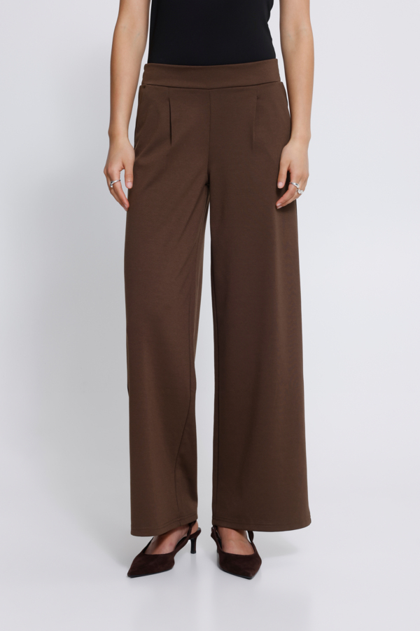 Pantalon Kate long évasé - ICHI - 20118337 - ICHI Pantalon Kate long évasé - ICHI - 20118337 - ICHI