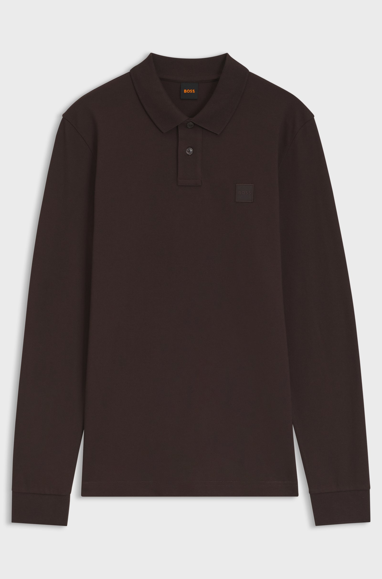 Polo à manches longues avec patch logo - HUGO BOSS - 50507704 - Hugo Boss Polo à manches longues avec patch logo - HUGO BOSS - 50507704 - Hugo Boss