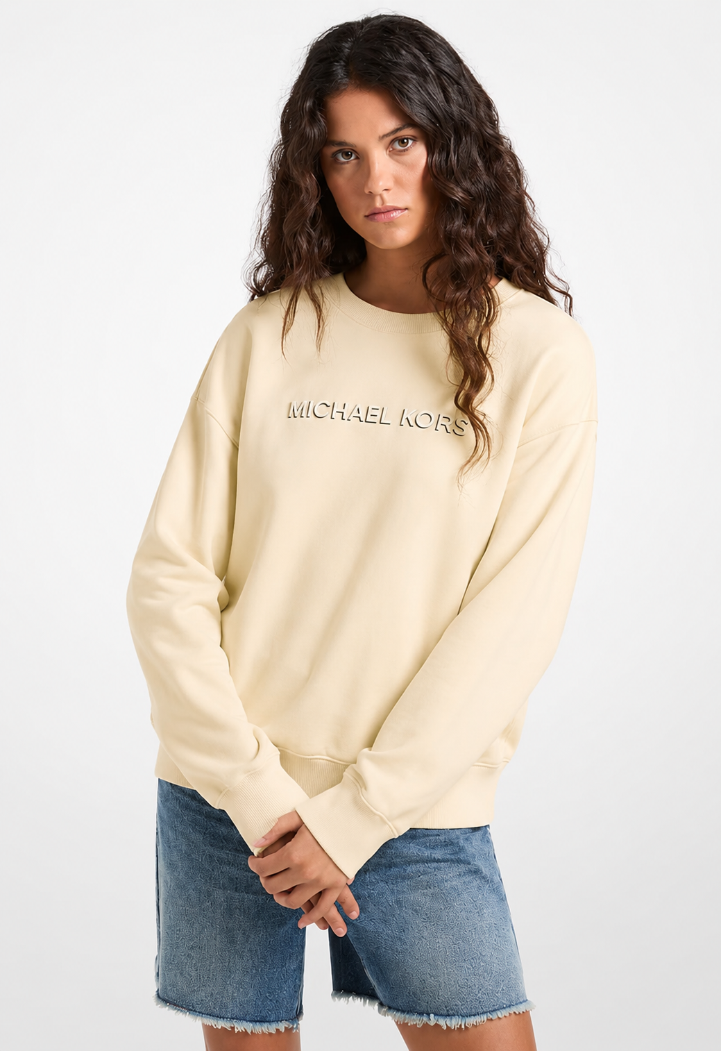 Chandail logo embossé – MICHAEL KORS - MR651Z64MY-110 - Michael Kors Chandail logo embossé – MICHAEL KORS - MR651Z64MY-110 - Michael Kors