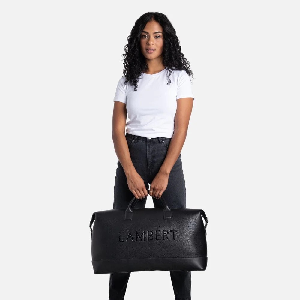 Sac de voyage en cuir vegan June - LAMBERT Sac de voyage en cuir vegan June - LAMBERT