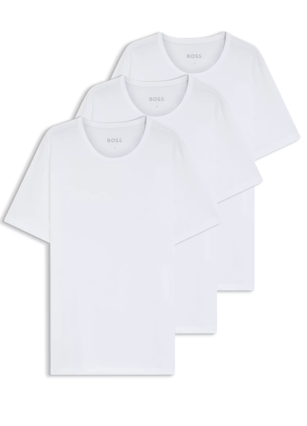 Lot de trois t-shirts à logo brodé - HUGO BOSS - 50475284 - Hugo Boss Lot de trois t-shirts à logo brodé - HUGO BOSS - 50475284 - Hugo Boss