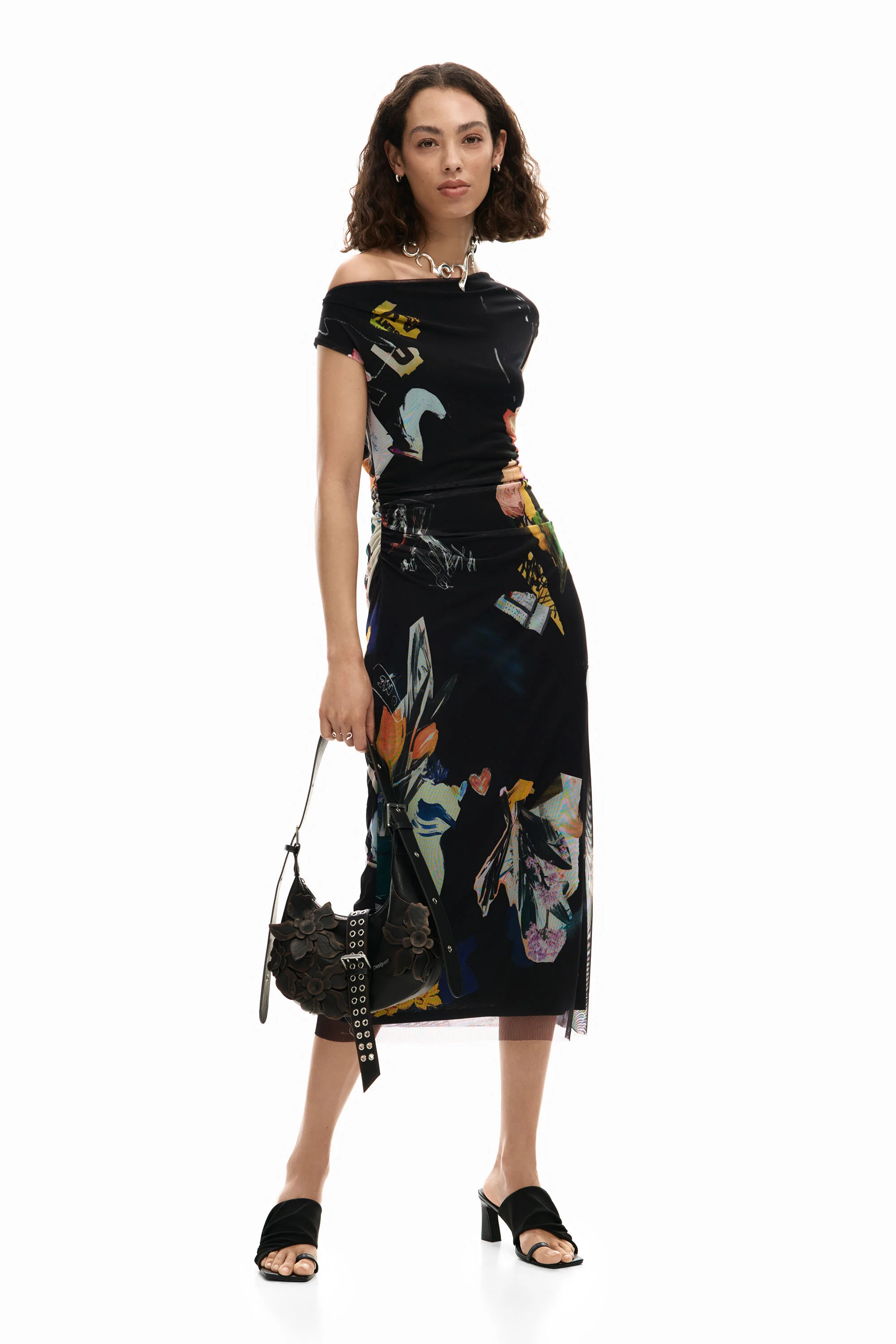 Robe Midi Imprimée – DESIGUAL - 26SWVK29 - Desigual Robe Midi Imprimée – DESIGUAL - 26SWVK29 - Desigual
