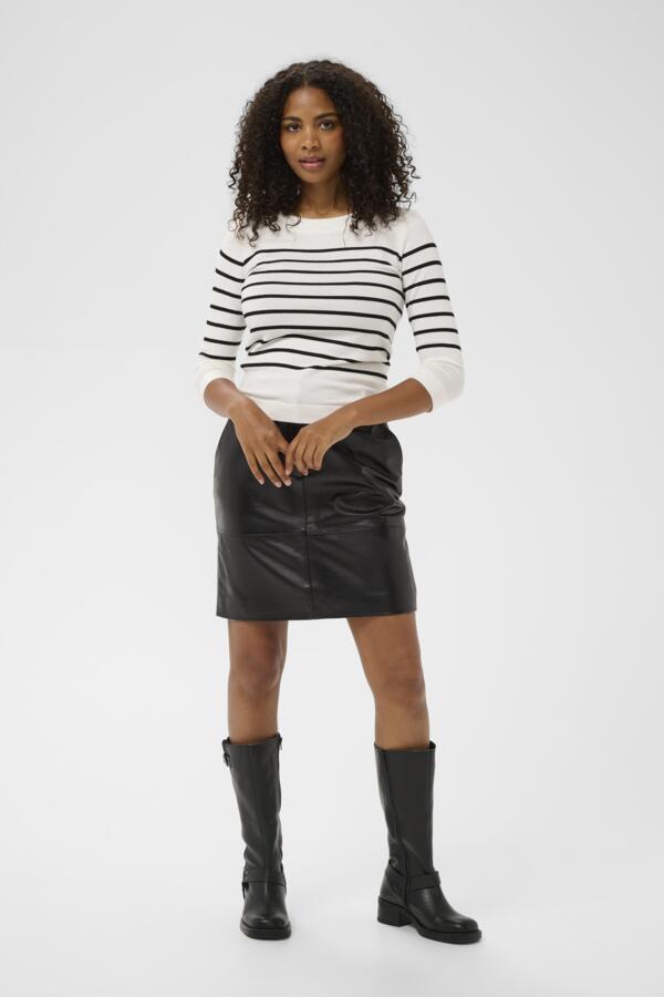 Chandail col bateau Lizza - KAFFE Chandail col bateau Lizza - KAFFE