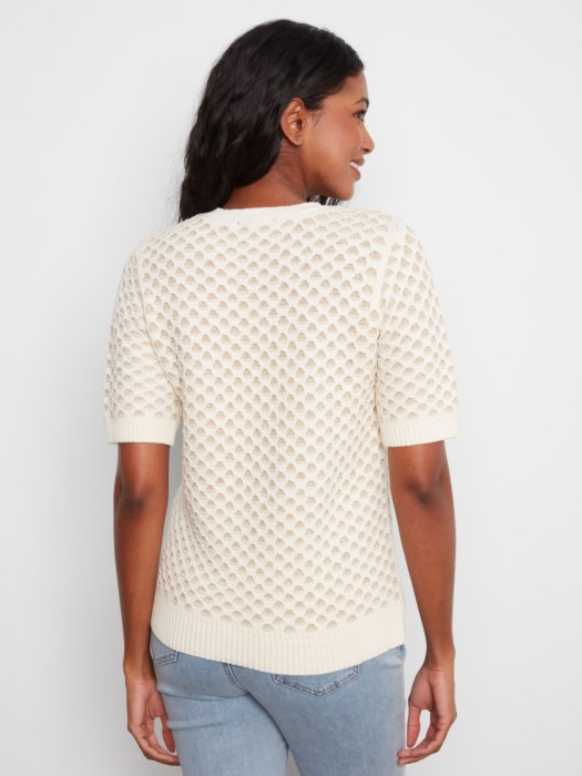 Pull nid d'abeille - CHARLIE B Pull nid d'abeille - CHARLIE B