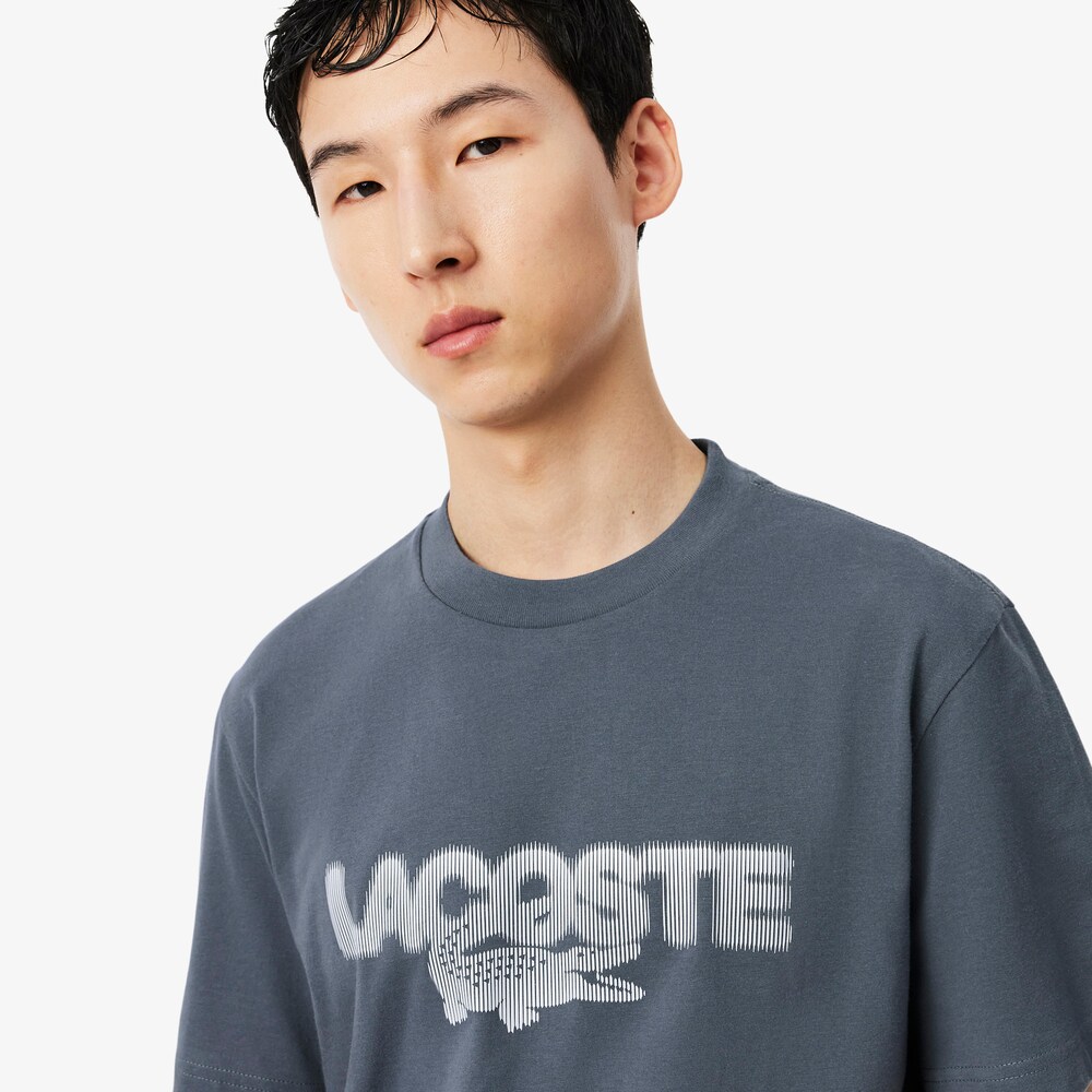 T-shirt en jersey imprimé - LACOSTE T-shirt en jersey imprimé - LACOSTE