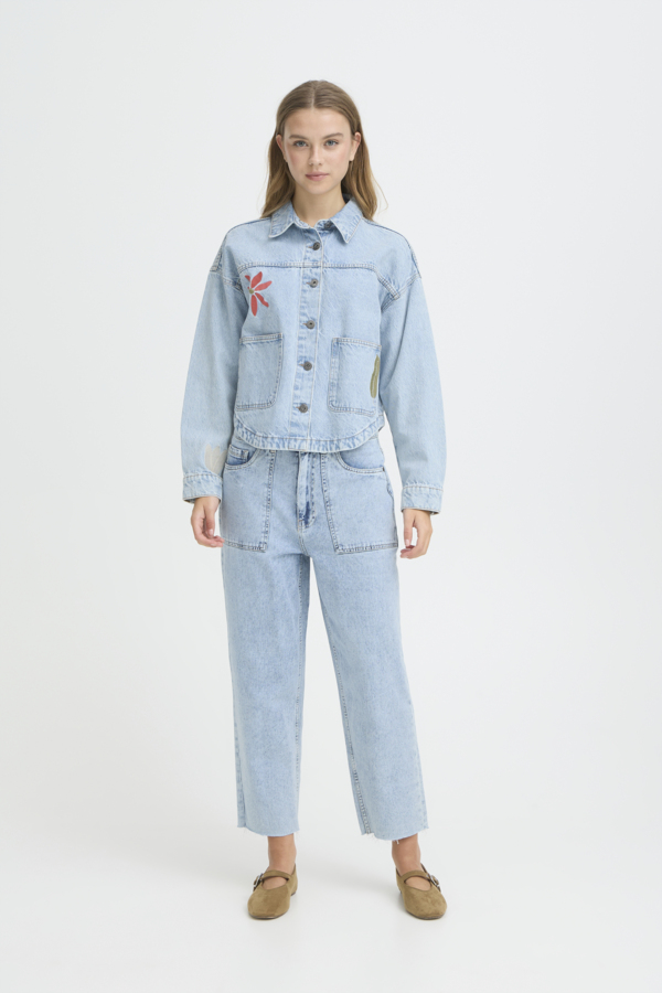 Veste en denim Bauve – ICHI Veste en denim Bauve – ICHI