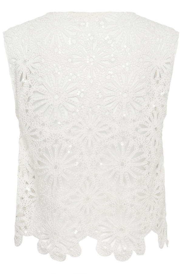 Pull sans manches Merinda – CREAM Pull sans manches Merinda – CREAM