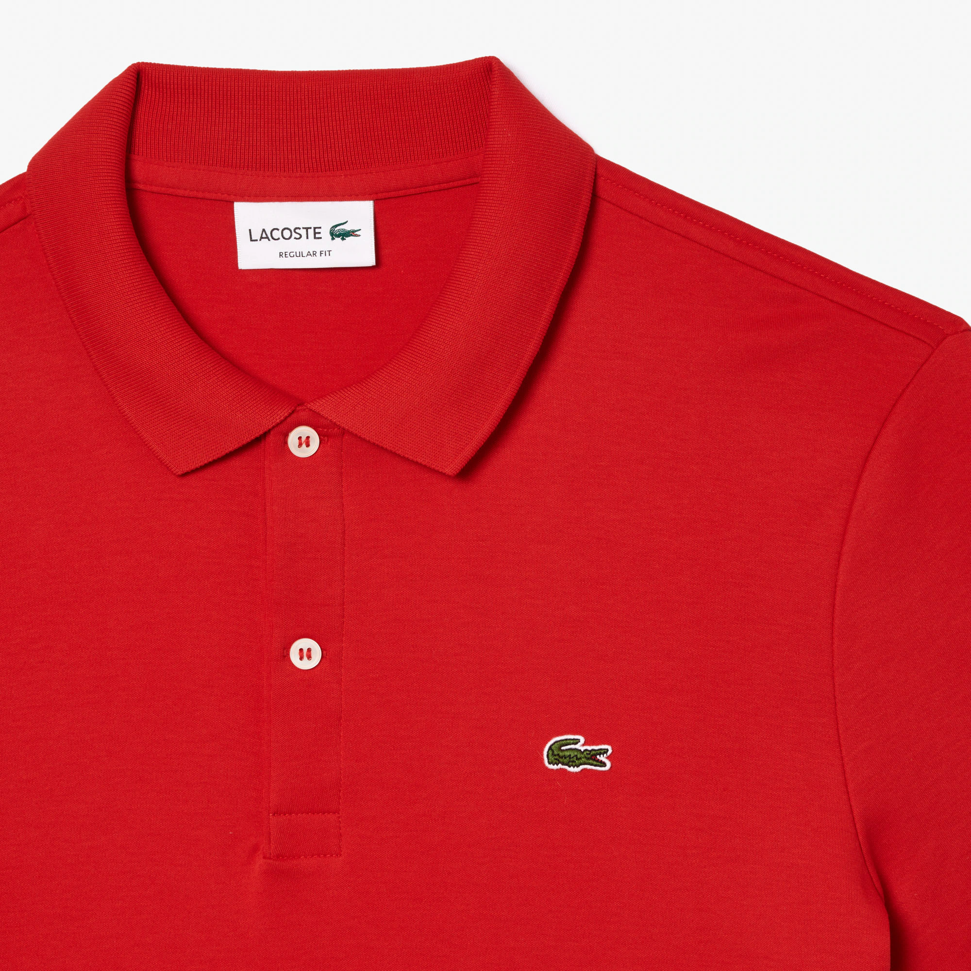 Polo regular fit jersey de coton ultra doux - LACOSTE Polo regular fit jersey de coton ultra doux - LACOSTE