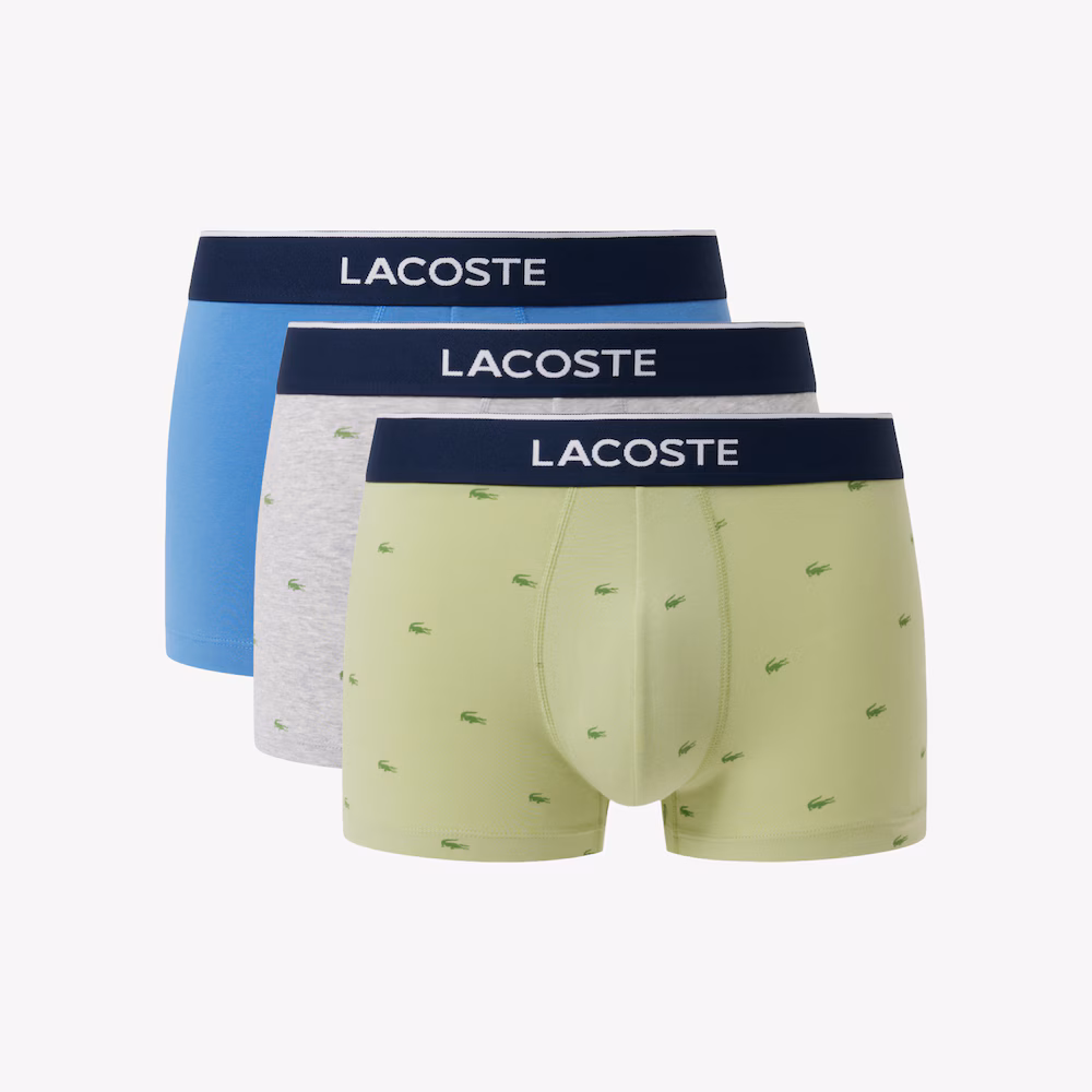 Coffret De 3 Boxers en Coton Extensible – LACOSTE - 5H1299-52-3l5 - LACOSTE Coffret De 3 Boxers en Coton Extensible – LACOSTE - 5H1299-52-3l5 - LACOSTE
