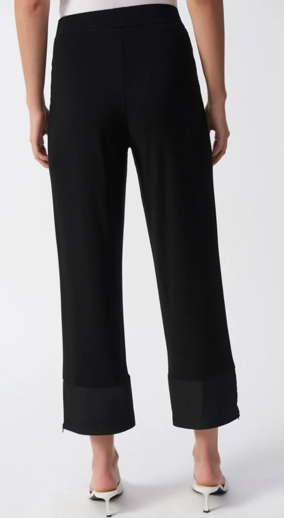 Pantalon coupe droite en tricot soyeux et à mémoire - JOSEPH RIBKOFF Pantalon coupe droite en tricot soyeux et à mémoire - JOSEPH RIBKOFF