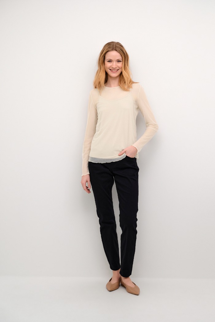 Chandail en mèche Larnis - CREAM Chandail en mèche Larnis - CREAM
