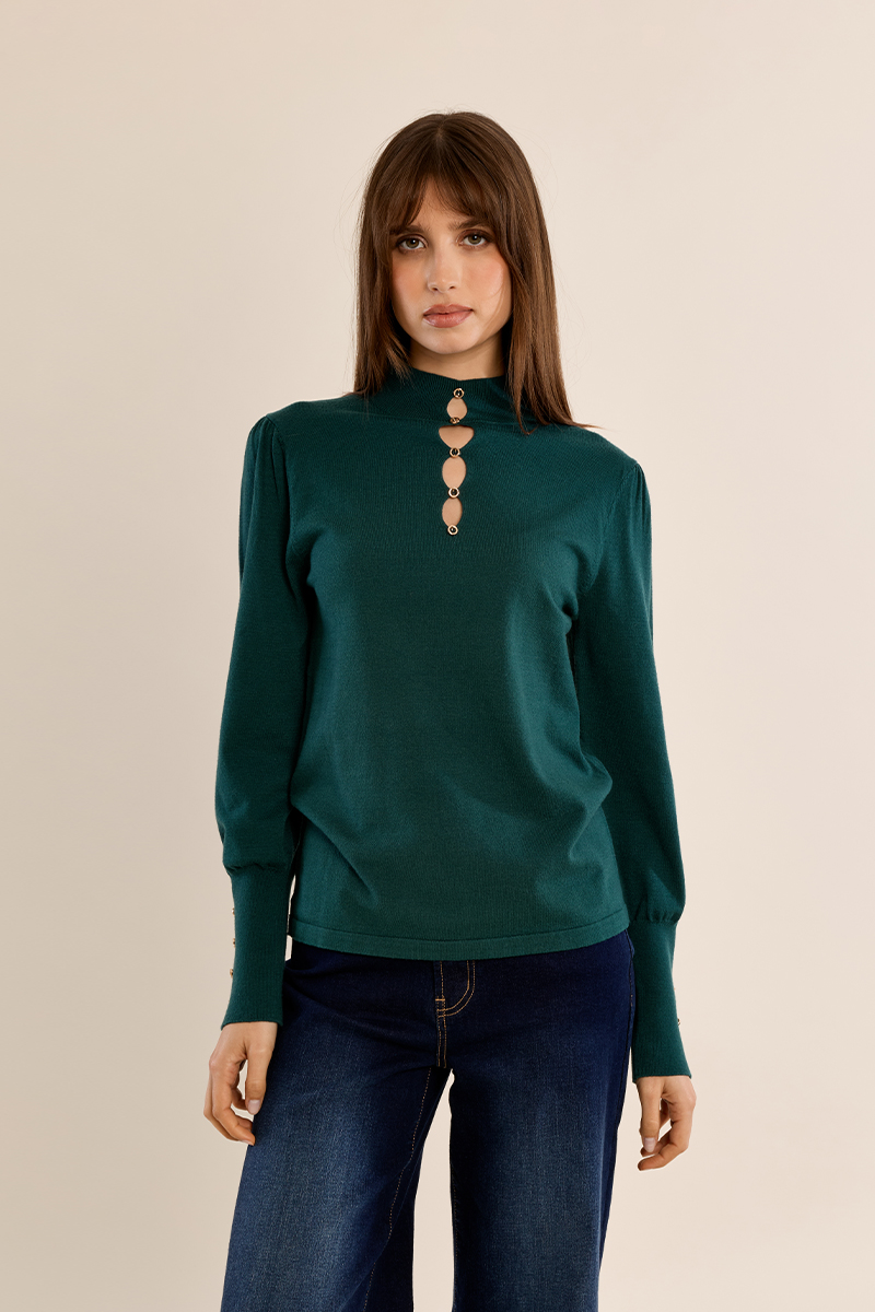 Pull col Fantaisie – MOLLY BRACKEN - LA1619EN - Molly Bracken Pull col Fantaisie – MOLLY BRACKEN - LA1619EN - Molly Bracken