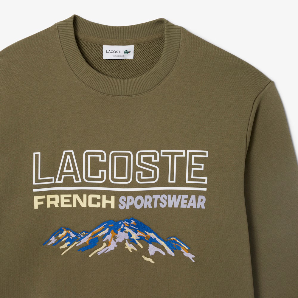 Chandail en molleton brodé - LACOSTE Chandail en molleton brodé - LACOSTE