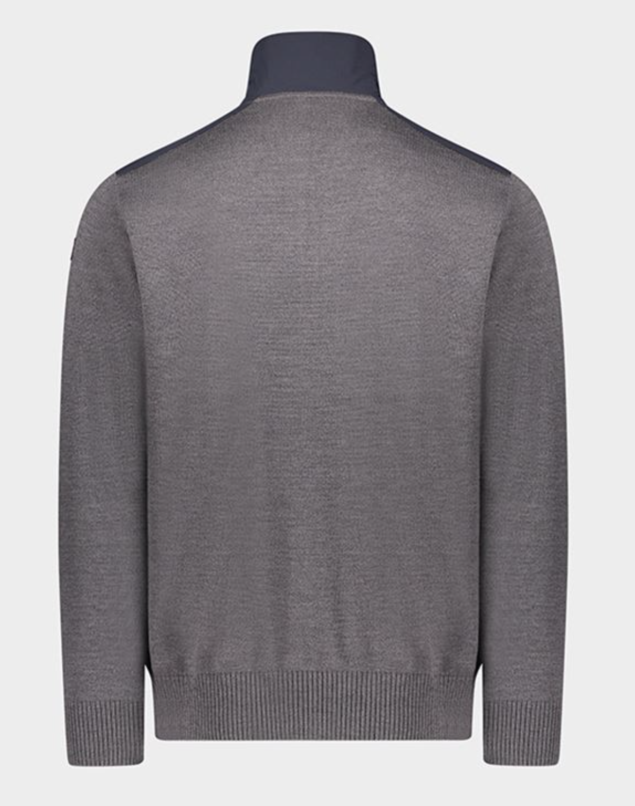 Pull en laine à demi-fermeture éclair gris - PAUL & SHARK Pull en laine à demi-fermeture éclair gris - PAUL & SHARK