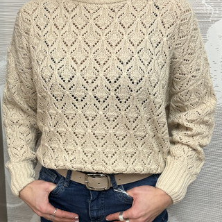 Chandail Marnas beige - ICHI Chandail Marnas beige - ICHI