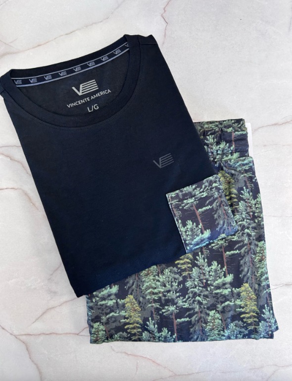Ensemble de pyjama forêt - VINCENT D'AMÉRIQUE - B66417 - Vincent d'Amérique Ensemble de pyjama forêt - VINCENT D'AMÉRIQUE - B66417 - Vincent d'Amérique