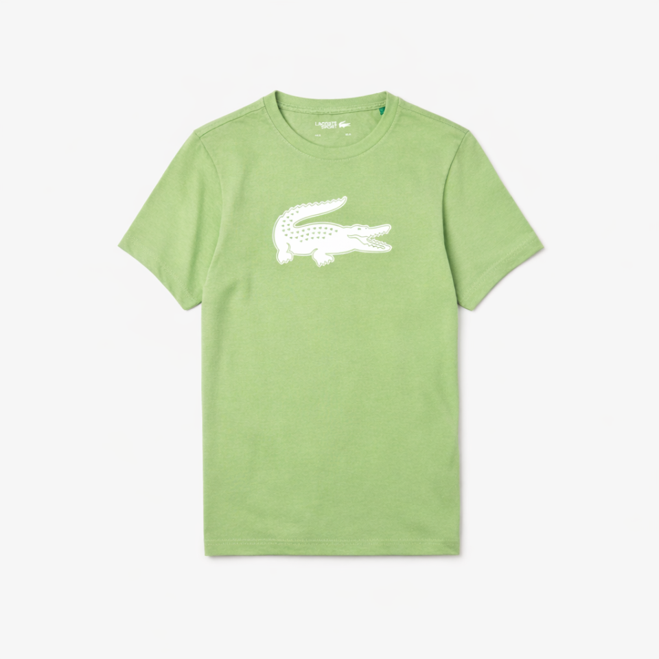 T-shirt en jersey Crocodile 3D – LACOSTE - TH2042 - LACOSTE T-shirt en jersey Crocodile 3D – LACOSTE - TH2042 - LACOSTE