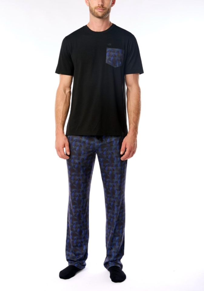 Ensemble de pyjama à motif - VINCENT D'AMÉRIQUE Ensemble de pyjama à motif - VINCENT D'AMÉRIQUE