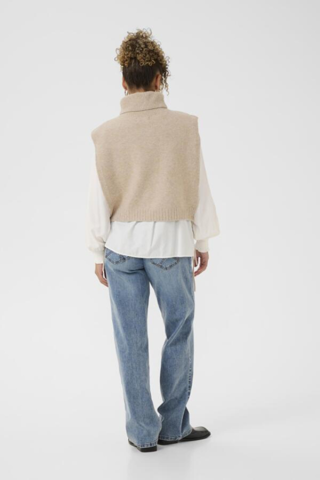 Tricot sans manches Frina – CREAM Tricot sans manches Frina – CREAM