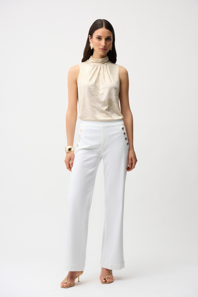 Top sans manches tricot métallisé – JOSEPH RIBKOFF Top sans manches tricot métallisé – JOSEPH RIBKOFF