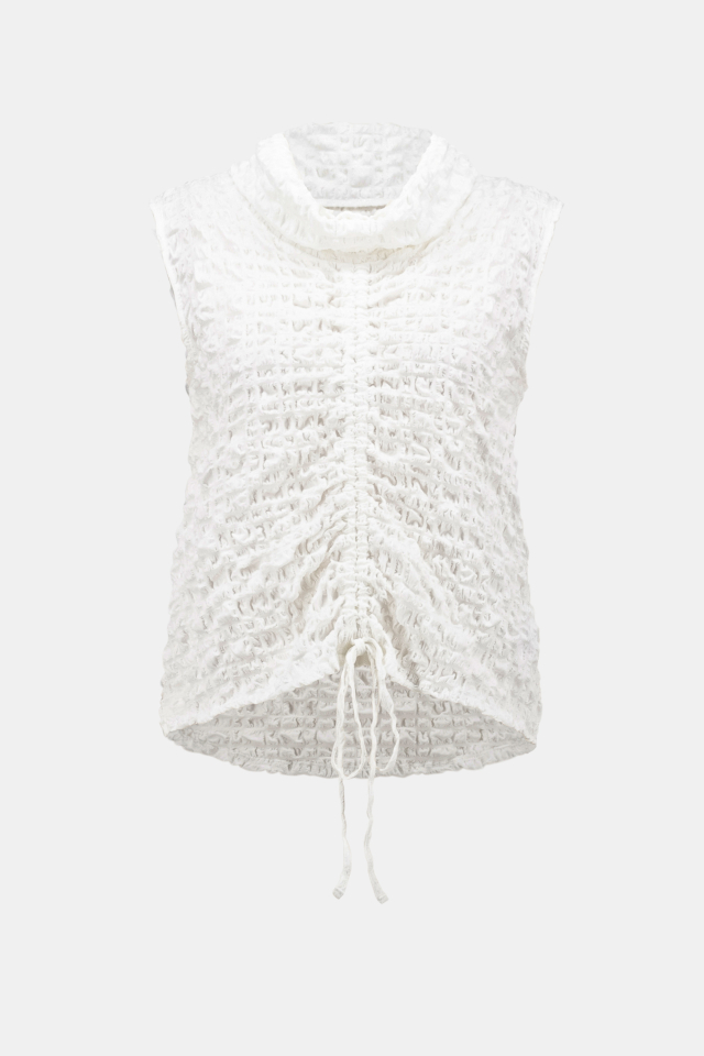 Haut en jacquard sans manches – JOSEPH RIBKOFF Haut en jacquard sans manches – JOSEPH RIBKOFF